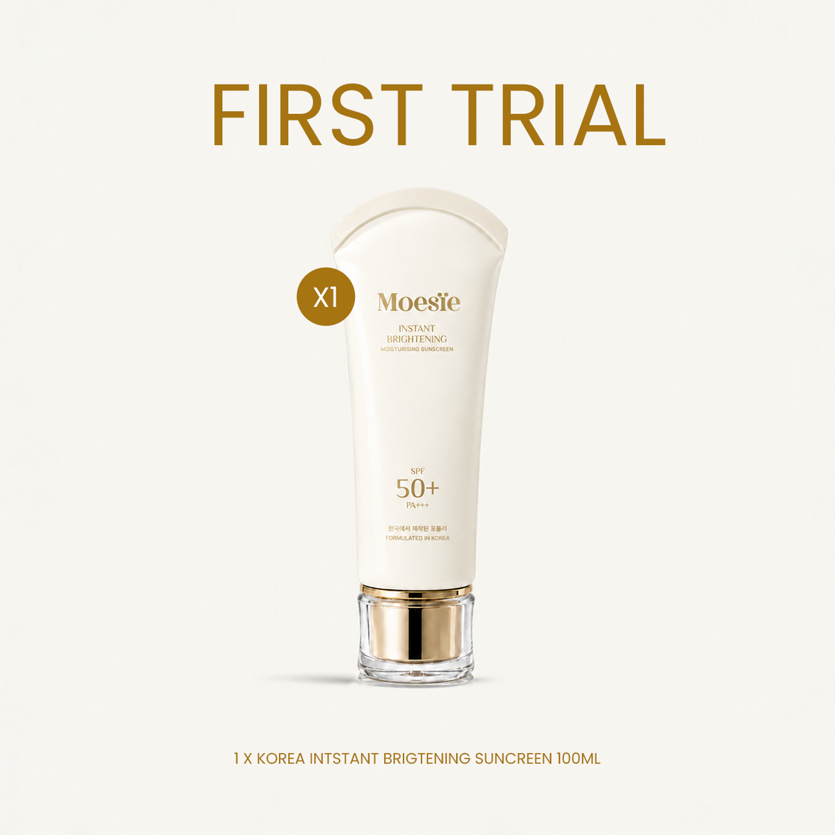 Moesie 100ml Whitening Sunscreen Cream